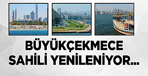 Büyükçekmece sahili yenileniyor