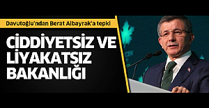 Davutoğlu'ndan Albayrak'a tepki! Ciddiyetsiz ve liyakatsız bakanlığı