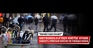 İstanbul'da şiddetli rüzgar soğuk ve yağışlı hava