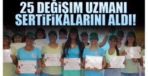 25 Değişim Uzmanı Sertifikalarını Aldı!