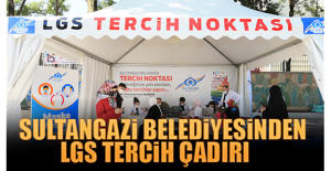 Sultangazi Belediyesinden LGS Tercih Çadırı