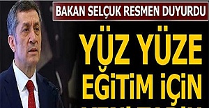 Okullar ne zaman açılacak? Okullarda yüz yüze eğitimin tarihini Bakan Selçuk duyurdu!