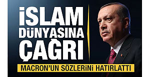 Erdoğan'dan İslam dünyasına son dakika çağrısı...Macron'a çok sert tepki