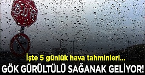 Gök gürültülü sağanak geliyor!