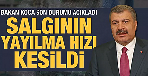 Sağlık Bakanı Koca'dan son dakika açıklama: Salgının hızı kesildi