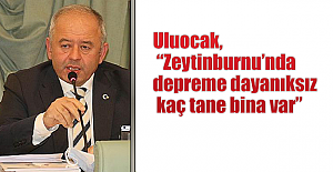 Uluocak, “Zeytinburnu’nda depreme dayanıksız kaç tane bina var”