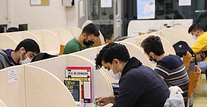 Pandemi döneminde de kütüphane boş kalmıyor
