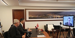 KARDEŞ BELEDİYE BAŞKANLARINDAN ONLINE TOPLANTI