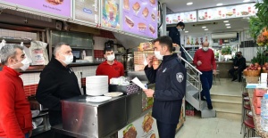 BEŞİKTAŞ’TA ZABITA EKİPLERİ YEME İÇME YERLERİNİ DENETLEDİ