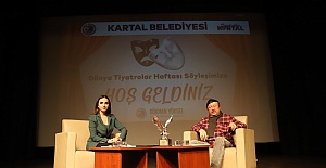 Oyuncu Erkan Can, Dünya Tiyatrolar Haftası’nda Kartal Belediyesi’nin Konuğu Oldu