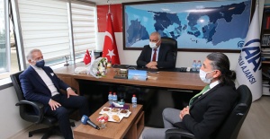 BAŞKAN AYDINER’DEN ANADOLU AJANSI’NA ZİYARET