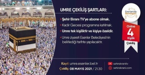 Esenler Belediyesi’nden umre çekilişi