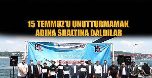 15 Temmuz’u unutturmamak adına sualtına daldılar