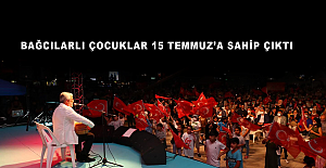 Bağcılarlı çocuklar 15 Temmuz’a sahip çıktı