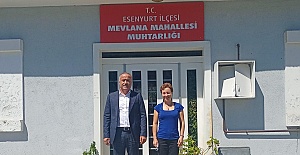 Başkan yardımcılarından muhtarlara ziyaret