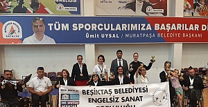 Beşiktaşlı özel gençlerden 22 madalya
