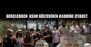 Gençlerden asım gültekinin kabrine ziyaret