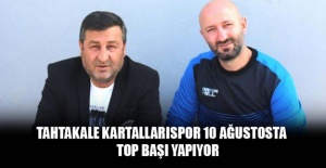 Tahtakale Kartallarıspor 10 Ağustosta top başı yapıyor