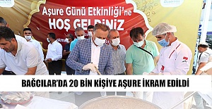 Bağcılar’da 20 bin kişiye aşure ikram edildi