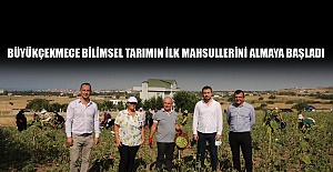 Büyükçekmece bilimsel tarımın ilk mahsullerini almaya başladı