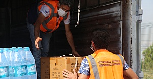 Büyükçekmece'den yangın bölgelerine yardım