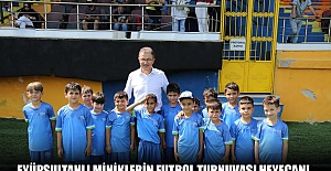 Eyüpsultanlı miniklerin futbol turnuvası heyecanı