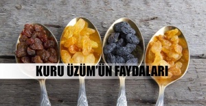 Kuru üzüm'ün faydaları