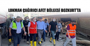 Lokman Çağırıcı afet bölgesi Bozkurt’ta