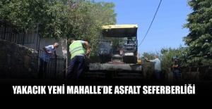 Yakacık Yeni Mahalle’de Asfalt Seferberliği