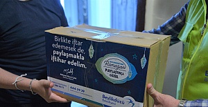 İHTİYAÇ SAHİBİ AİLELERE RAMAZAN KOLİSİ YARDIMI