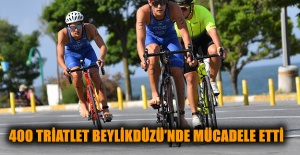 400 TRİATLET BEYLİKDÜZÜ’NDE MÜCADELE ETTİ