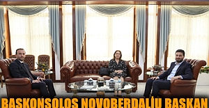 Başkonsolos Novoberdaliu Başkan Öztekin'i Ziyaret Etti