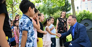 GEZİ TRENLERİ İLK SEFERİNİ BAŞKAN ÇALIK VE ÇOCUKLARLA YAPTI