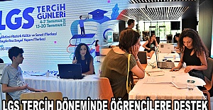 LGS TERCİH DÖNEMİNDE ÖĞRENCİLERE DESTEK