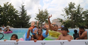 BAŞKANDAN  ROMAN ÇOCUKLARA PORTATİF HAVUZ