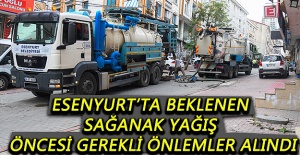 Esenyurt’ta Beklenen Sağanak Yağış Öncesi Gerekli Önlemler Alındı