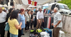 İLÇE BAŞKANI’NDAN ESNAF ZİYARETİ