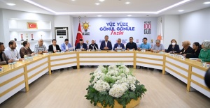 VEKİLLER  ESNAF VE VATANDAŞLARI ZİYARET ETTİ