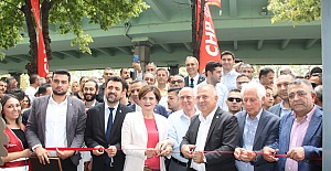 CHP Şişli İlçe Başkanlığı’nın Büyükdere’deki yeni binası hizmete açıldı