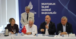 İBB EKİPLERİ SARIYERLİ MUHTARLARLA BULUŞTU
