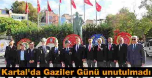 Kartal'da Gaziler Günü unutulmadı