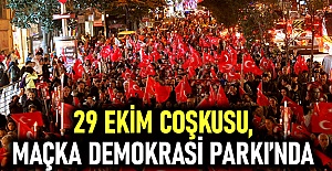 29 Ekim coşkusu, maçka demokrasi parkı’nda