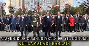Ataşehir’de Cumhuriyetin 99. Yıl dönümü kutlamaları başladı
