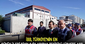 İBB, Türkiye’nin en büyük ileri biyolojik arıtma tesisini hizmete açtı