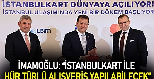 İmamoğlu: “İstanbulkart ile hür türlü alışveriş yapılabilecek"
