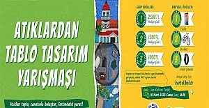 Kartal Belediyesi’nin atıklardan tablo tasarım yarışması başladı