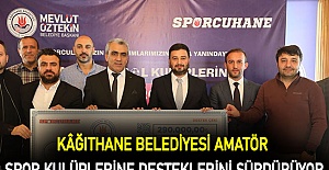 Kâğıthane Belediyesi' den spora kulüplerine destek