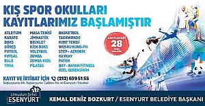 Kış spor okullarının kayıtları başladı