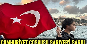 Sarıyer'de gelenek haline gelen cumhuriyet yürüyüşü