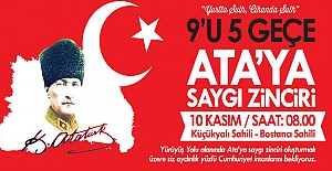 Atatürk, maltepe’de ‘saygı zinciri ve dalışıyla’ anılacak